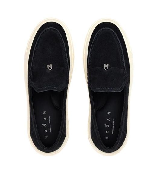 Hogan Blue Crosswind Loafers