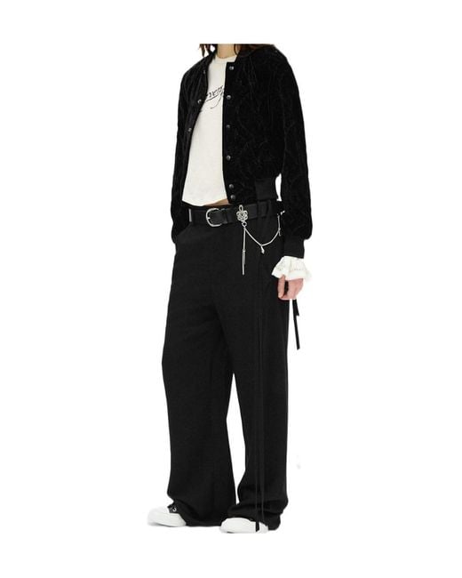 Ann Demeulemeester Black Nevi Track Pants