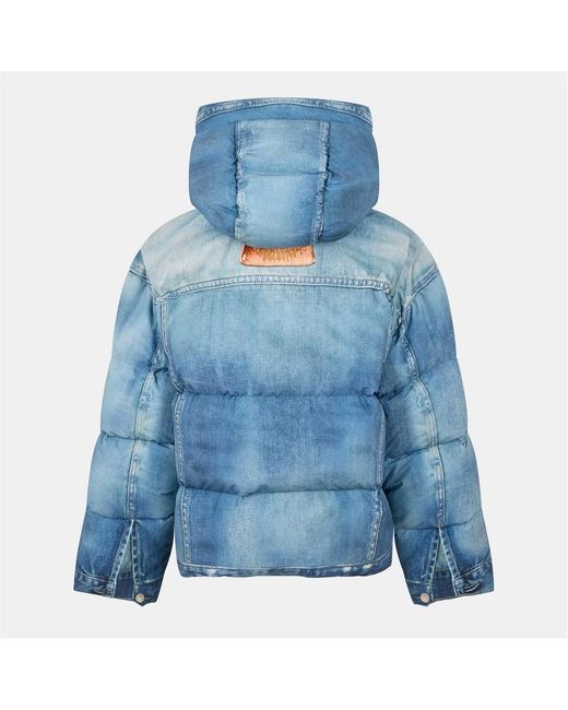 Acne Blue Omenta Bomber Jacket
