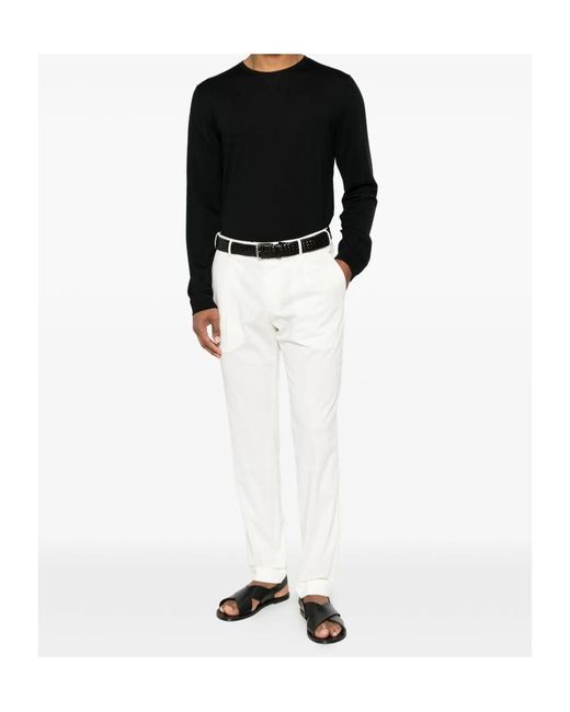 Roberto Collina Black Crew-Neck Sweater for men