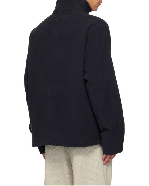 MM6 MAISON MARGIELA X SALOMON Black Turtleneck Fleece Jumper for men
