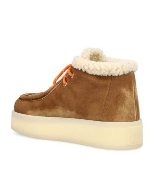 Miu Miu Brown Logo Short Boots