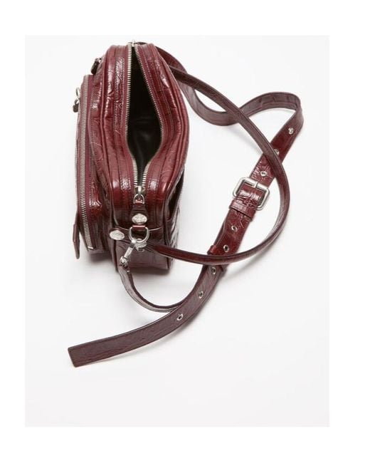 Acne Brown Camero Party Crossbody Bag for men