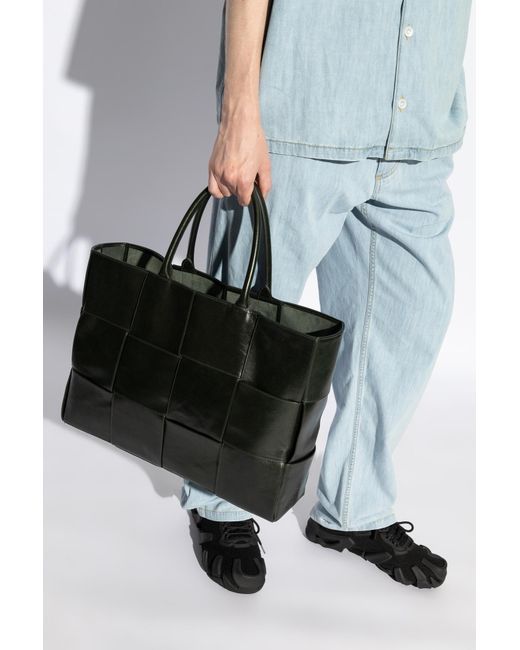 Bottega Veneta Black Arco Large Shopper Bag for men