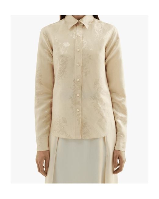 Jil Sander Natural Long-Sleeved Shirt