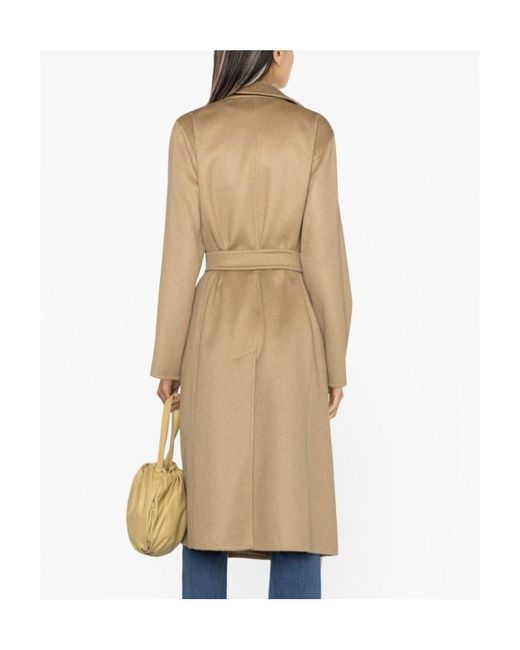 Max Mara Natural Manuela Icon Belted Coat