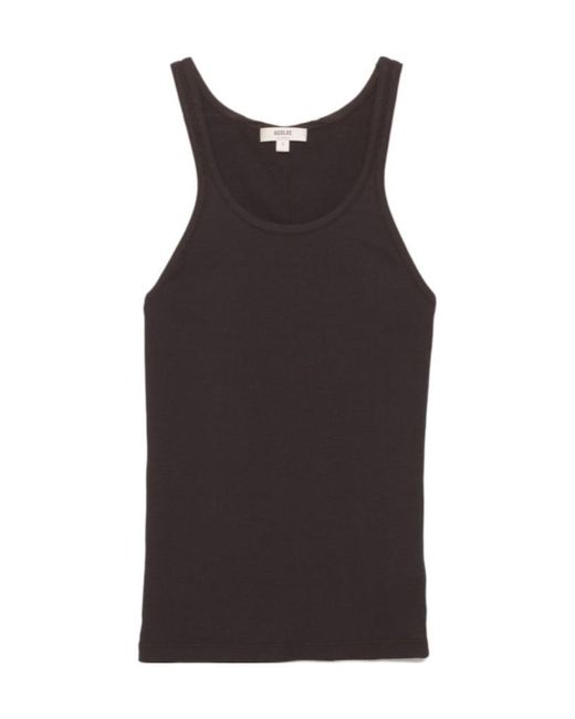 Agolde Black Sleeveless Knitted Top