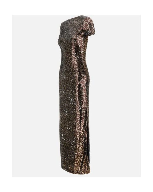 Palm Angels Multicolor Open Back Sequin Embellished Midi Dress