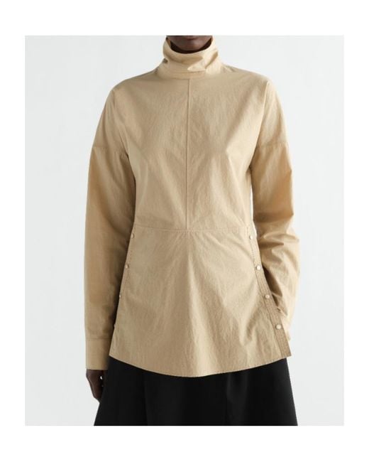 Lemaire Natural Press-Stud Bib Top