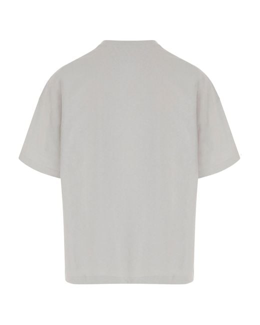 Jil Sander Gray Logo T-Shirt for men