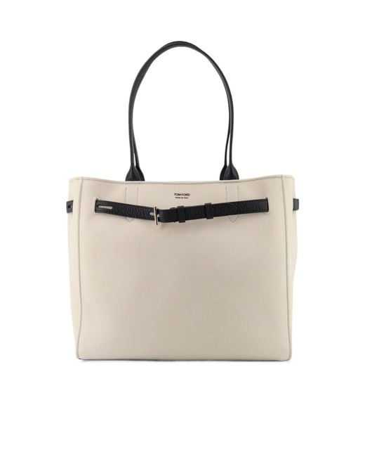 Tom Ford Natural Audrey Medium Tote Bag