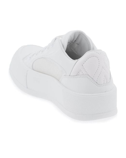 McQueen White Deck Sneakers