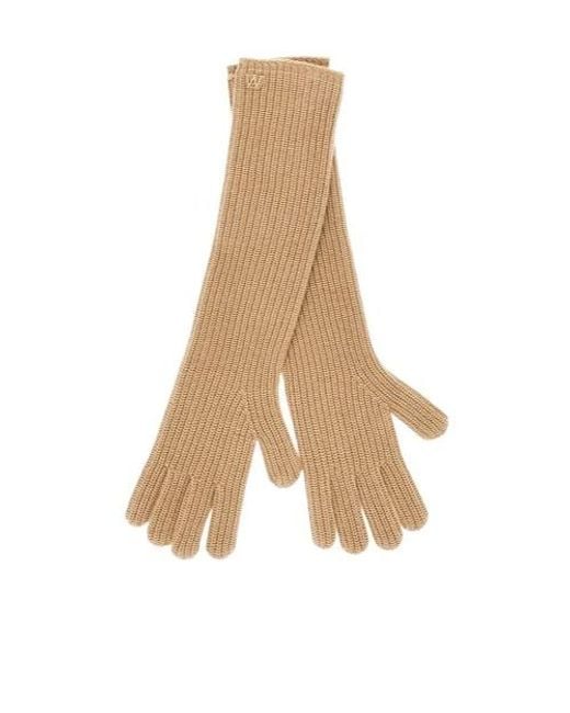 Weekend by Maxmara Natural Knitted Gloves