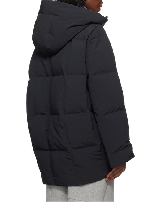 Jil Sander Black Quilted Down Jacket