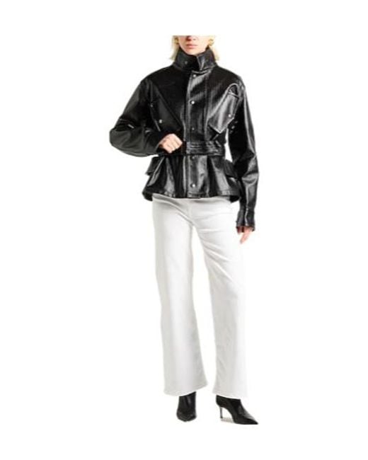 Maison Margiela Black Minimalist Long-Sleeve Jacket