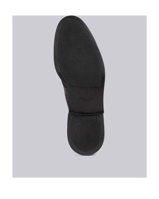 Thom Browne Black Tassel-Trim Leather Brogues for men