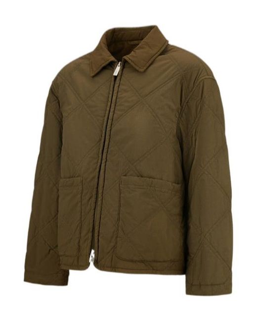 Herno Green Quilted Padded Jacket for men