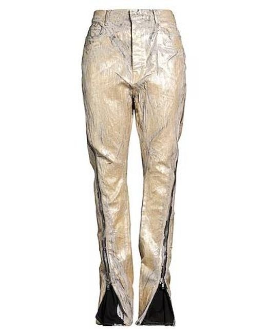 Rick Owens Natural Straight-Leg Jeans