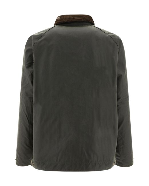 Barbour Green Long-Sleeved Casual Jacket for men