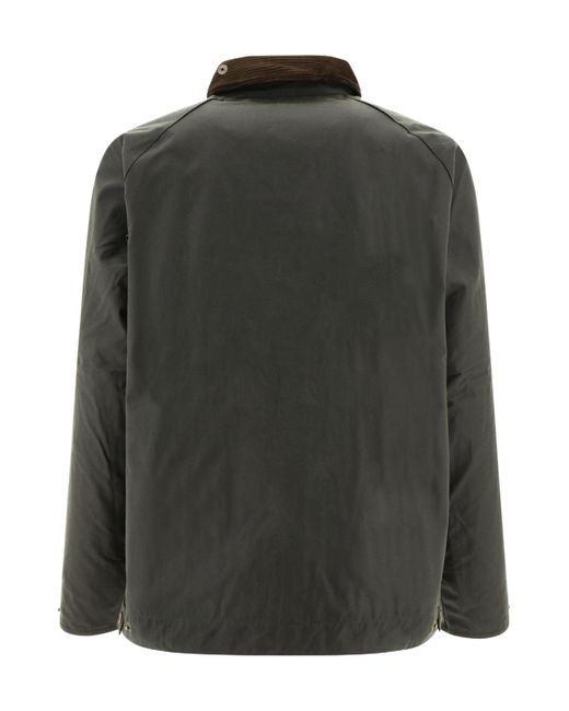 Barbour Green Long-Sleeved Casual Jacket for men