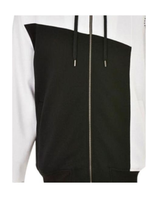 Versace White Logo Hooded Casual Jacket for men