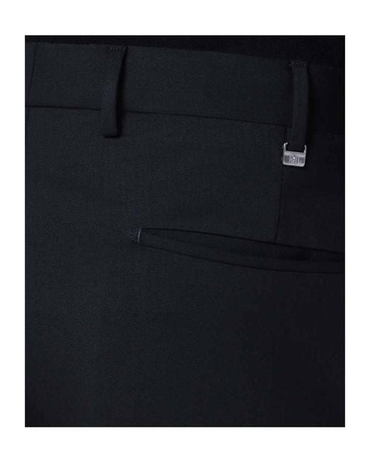 Pt Pantaloni Blue Pt Torino Dieci Flat Front Pants for men