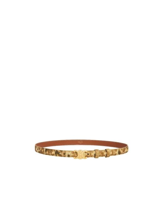 Céline Metallic Small Triomphe Belt