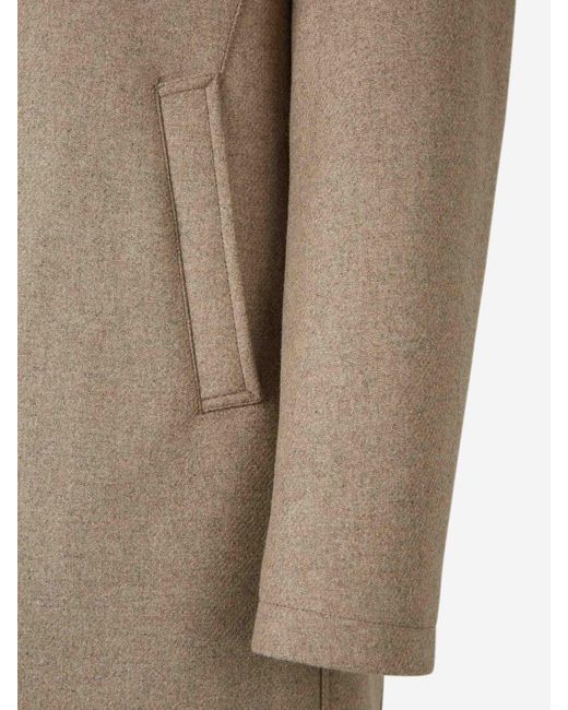 Herno Brown Long Sleeve Coat for men