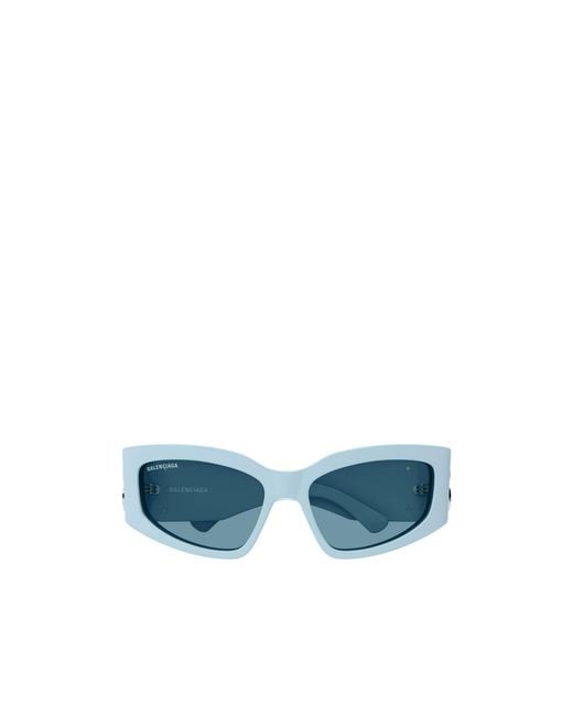 Balenciaga Blue Eyewear Cat-Eye Frame Sunglasses