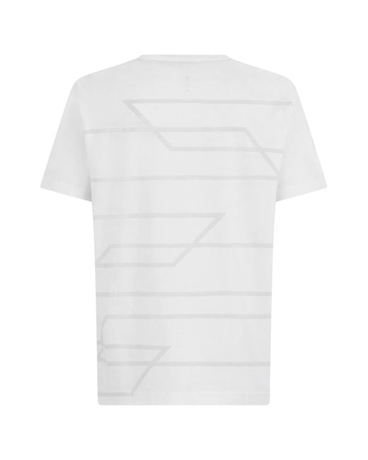 Boss White Crew Neck Short-Sleeved T-Shirt for men