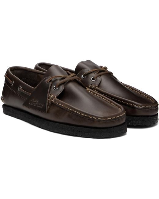 Clarks Black Godney Boat Shoes for men
