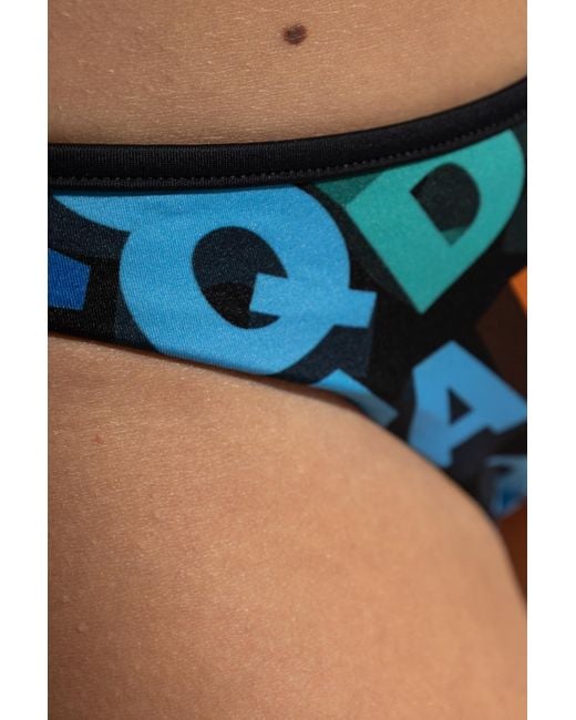 DSquared² Blue Swimming Trunks