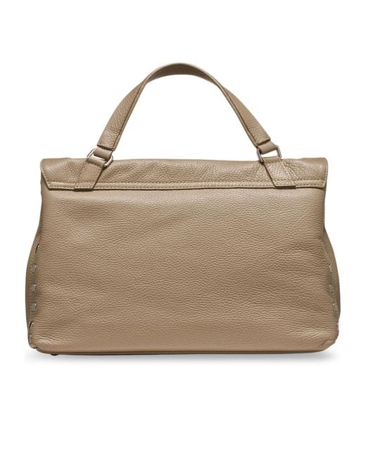Zanellato Metallic Postina M Flap Crossbody Bag