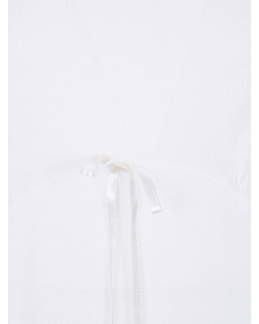 Simone Rocha White Strapped Top