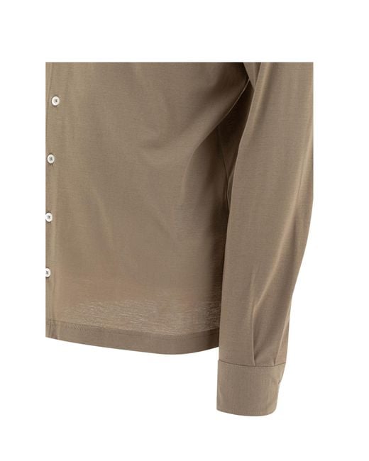 Herno Brown Casual Shirts for men
