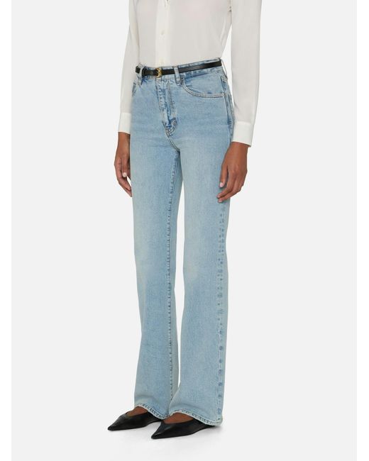 FRAME Blue Belt Loop Jeans