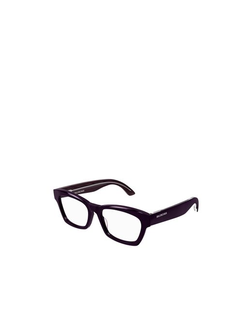 Balenciaga White Eyewear Rectangular Frame Glasses for men