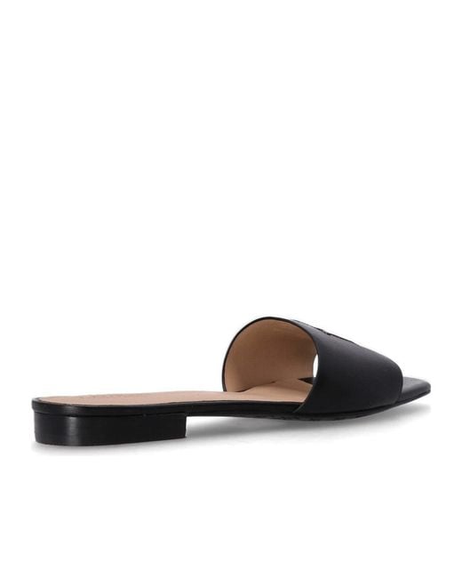Polo Ralph Lauren White Lauren Ralph Lauren Everley Slide Sandals