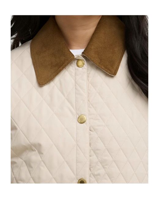 Barbour Natural Logo Quilted Jacket