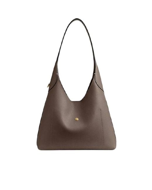 COACH Brown Brooklyn 28 Shoulder Bag