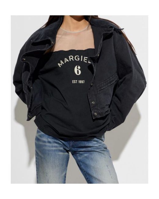 Maison Margiela Black Long Sleeve Buttoned Jacket