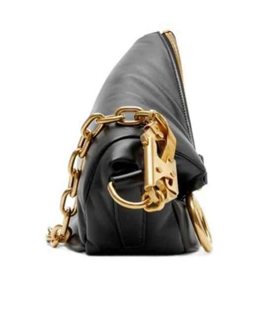 Burberry Black Knight Chain-Linked Small Shoulder Bag