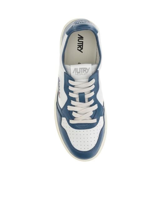 Autry Blue Lace-Up Sneakers for men