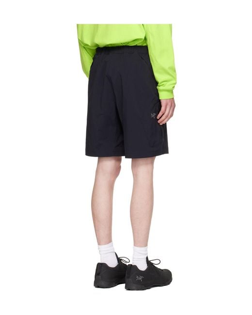 Arc'teryx Black Konseal 9 Shorts for men