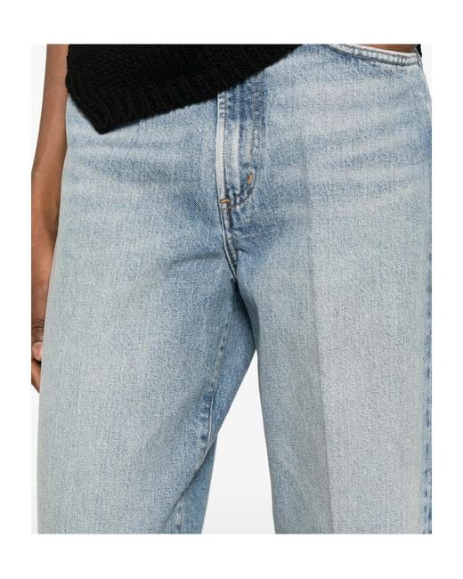 Agolde Blue 80S Tapered Jeans