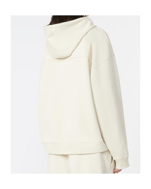 Sportmax Natural Urna Drawstring Hoodie