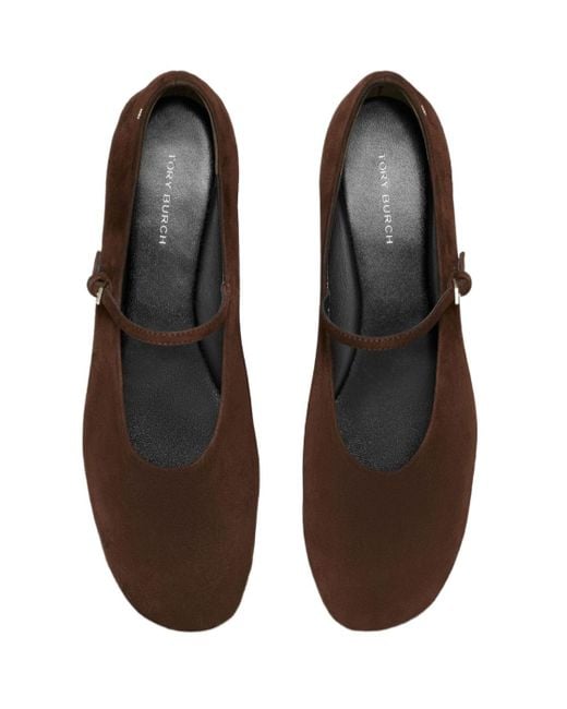 Tory Burch Brown Mary Jane Ballet Flats