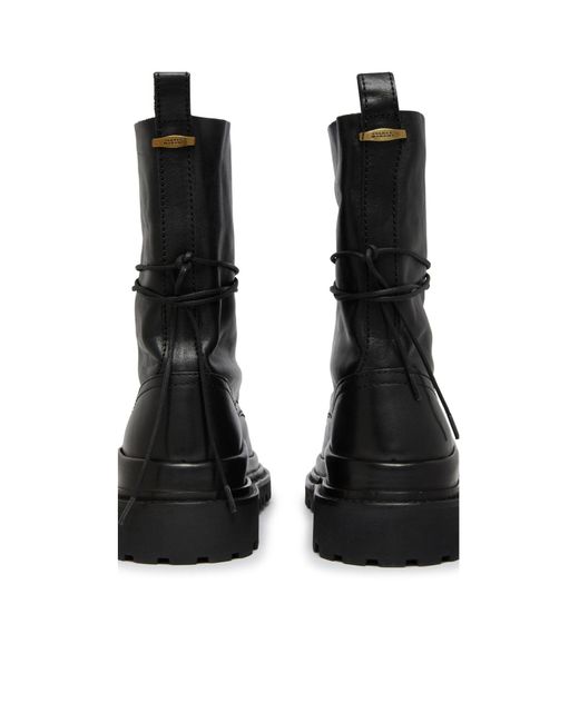 Isabel Marant Black Lace-Up Boots
