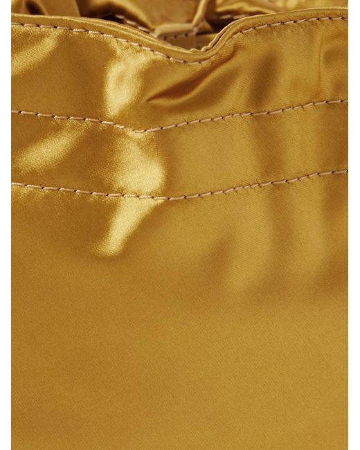 Staud Metallic Lila Mini Bucket Bag