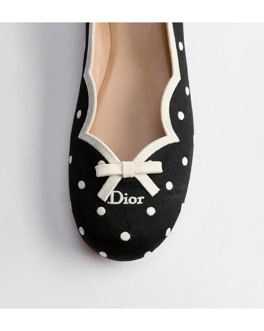 Dior Black Romance Ballet Flat